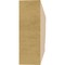 Ekena Millwork 2in. W x 6in. H x 16in. L Alpine Woodgrain TimberThane Rafter Tail, Primed Tan RFTUR02X06X16ALPRCPR - alternate 3